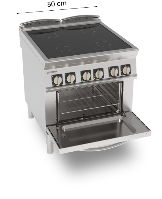 2-IN-1 induction+oven 
Massima efficienza, minimo ingombro, prestazioni elevate 